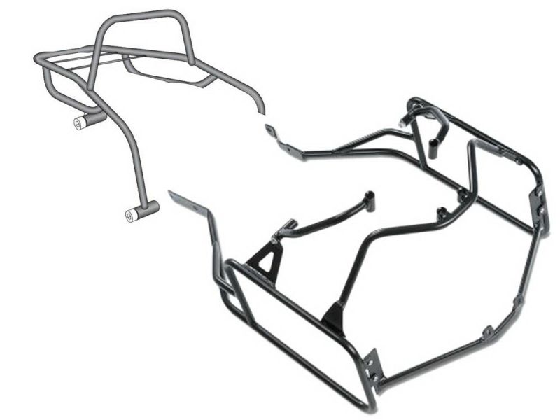 Hepco & Becker Transportador completo Kawasaki Z 400 / 440 A / B / C