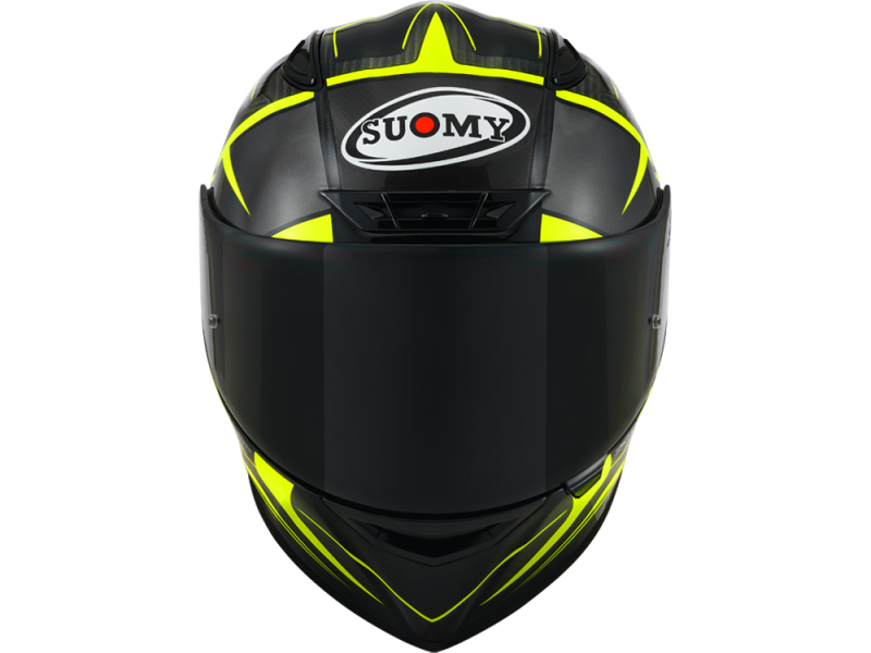 Suomy TX-Pro Carbon Advance capacete facial completo (preto / carbono / amarelo)