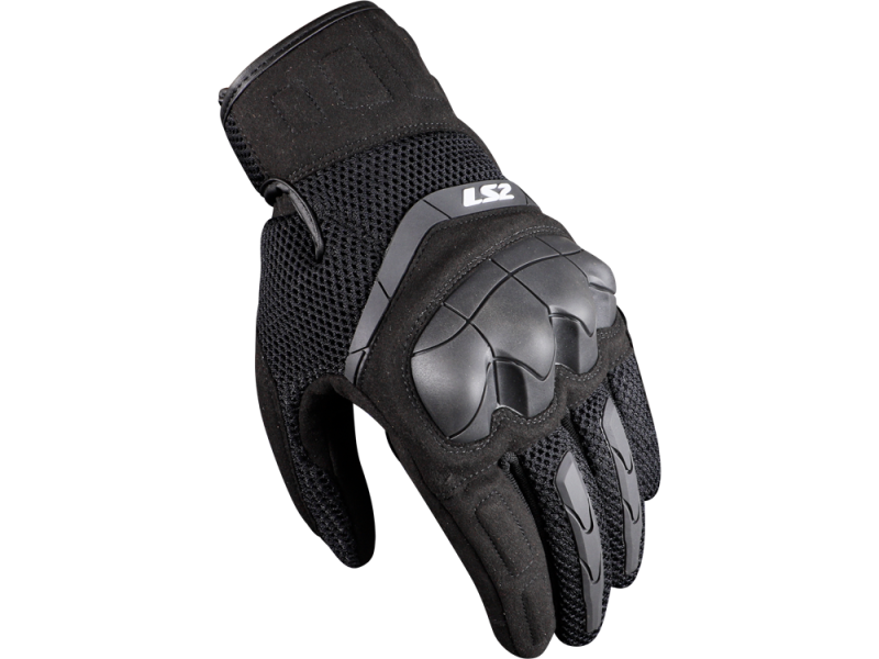 LS2 Kubra Motorradhandschuhe (Schwarz)