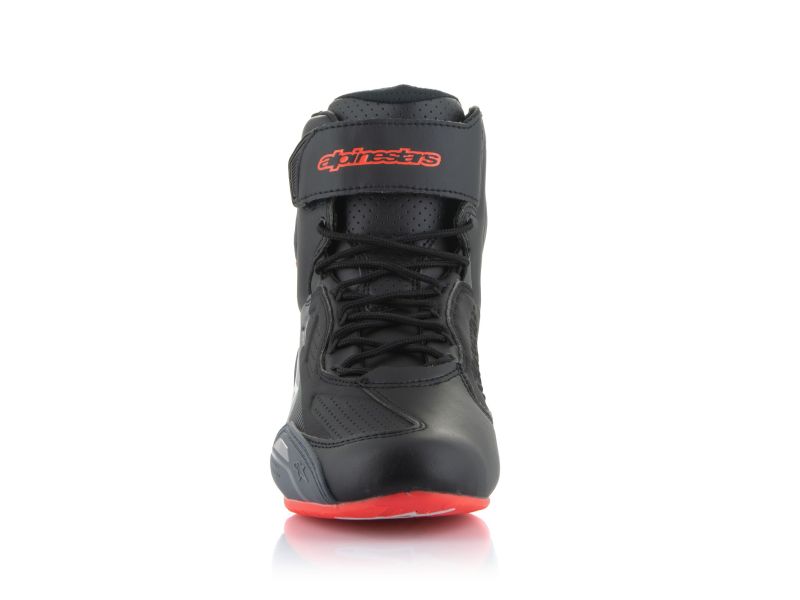 Alpinestars Faster 3 Motorradschuhe (Schwarz/Grau/Flourot)