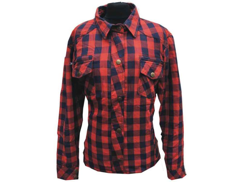 Bores Lumber Jack Shirt Ladies (com tecido de aramida | vermelho)