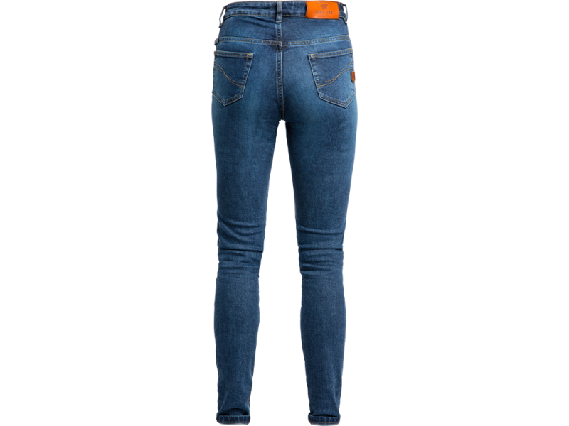 John Doe Luna High Motorcycle Jeans Ladies (curto | azul)