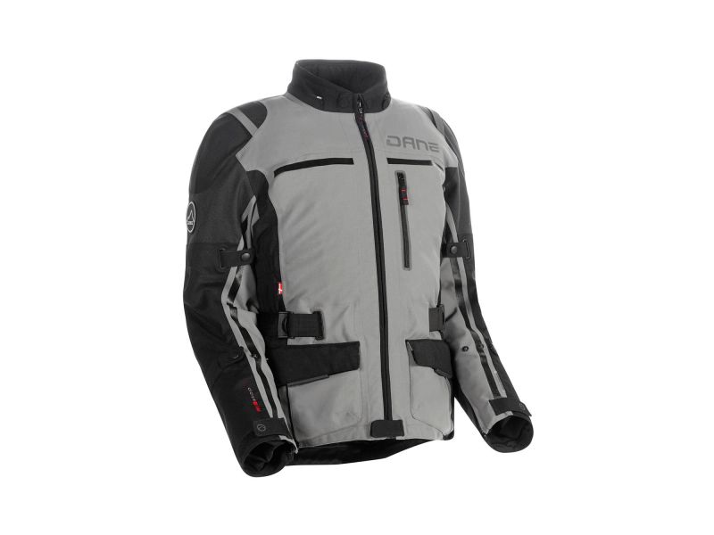 Jaqueta de motocicleta Dane Holsted XPR-Tex (cinza escuro / preto)