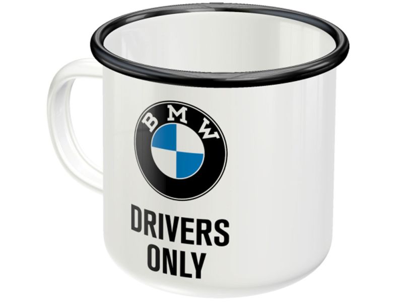 Nostalgic-Arts Caneca de esmalte apenas para condutores BMW