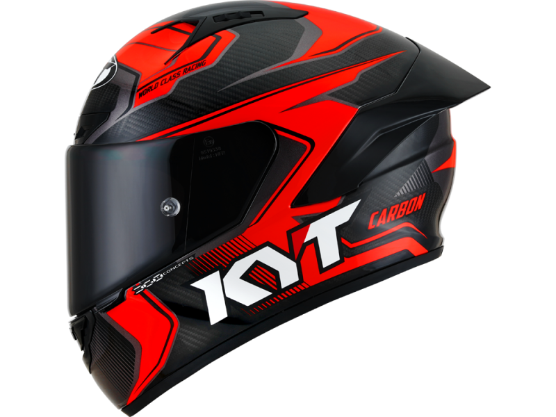 KYT NZ-Race Competition Integralhelm (Carbon/Rot)