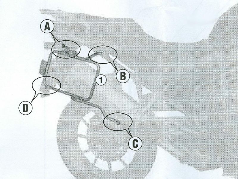 GIVI Cesto de cesto de macaco PLR (destacável) Triumph Tiger 1200 Explorer (2012-)