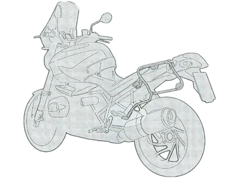 GIVI Cesto de cesto de macaco PLR (desmontável) Triumph Tiger 1050 Sport (2013-)