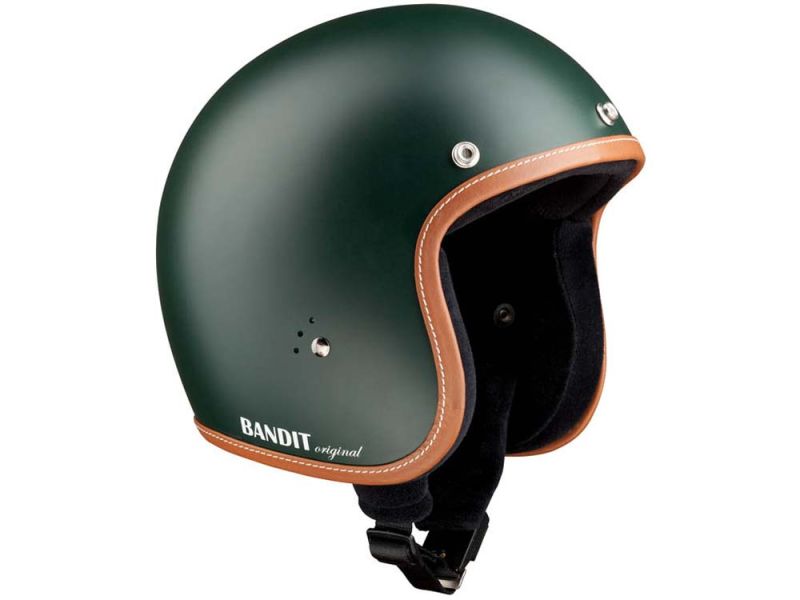 Capacete de motocicleta Bandit Premium Jet (sem ECE | verde)