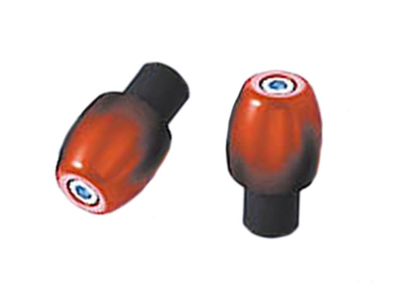 ABM Extremidades do guiador em alumínio (vermelho)