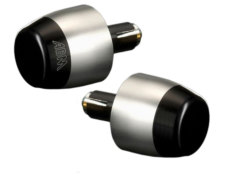 ABM Tampa decorativa para as extremidades do guiador (prata)