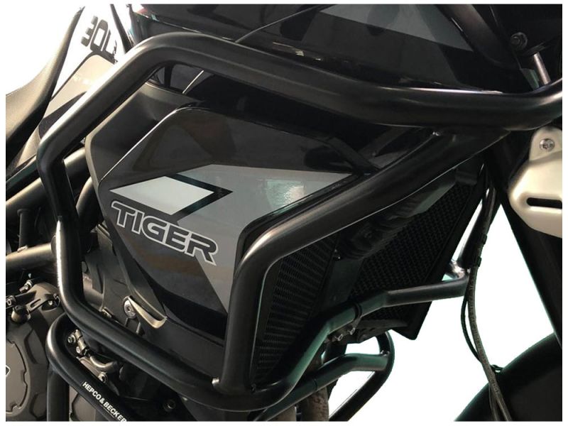 Hepco & Becker Tank Guard "Sólido" Triumph Tiger 900 Rally / GT / Pro (2020- | preto)
