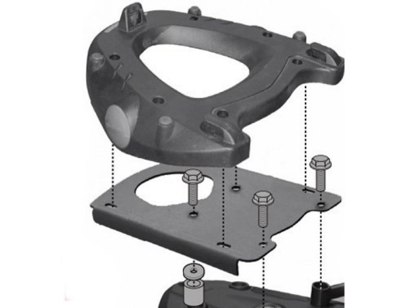 GIVI Porta-bagagens Monokey SR BMW F 650 / 700 / 800 GS (2008-2012)