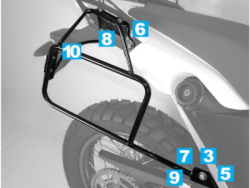 Hepco & Becker Porta-bandejas Lock-It BMW G 650 X País / Desafio (2007)