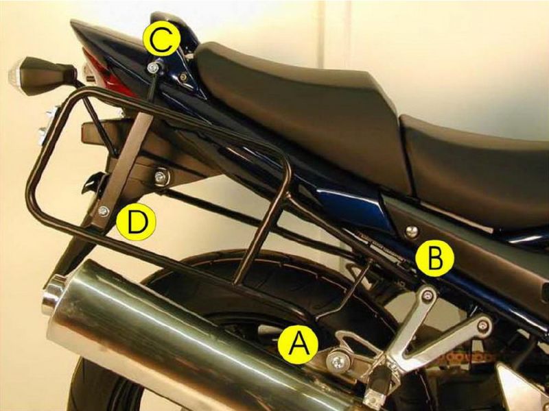 Hepco & Becker Suzuki GSF 1200 / S Bandit pannier rack (2006)