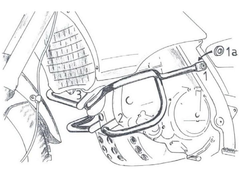 Hepco & Becker Crash bar Aprilia Pegaso 650