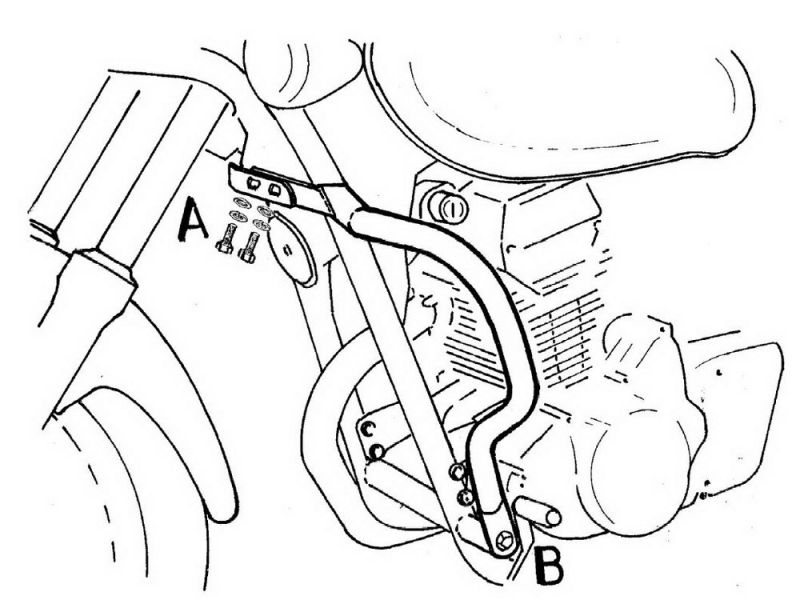 Hepco & Becker Crash bar Kawasaki EL 125 (1998-2007)