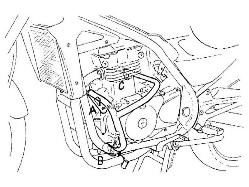 Hepco & Becker Crash bar Kawasaki ER 5 (2001-2006)