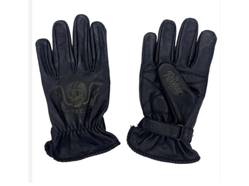 Rokker Tattoo Ape Motorradhanschuhe (Schwarz)