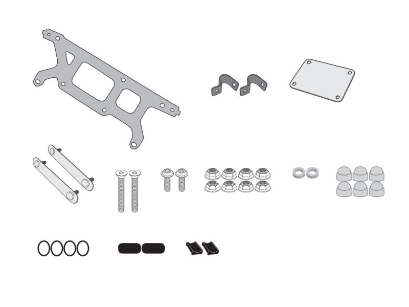 GIVI Kit de montagem S250 em PL3116 para Suzuki V-Strom 250 (2017-)
