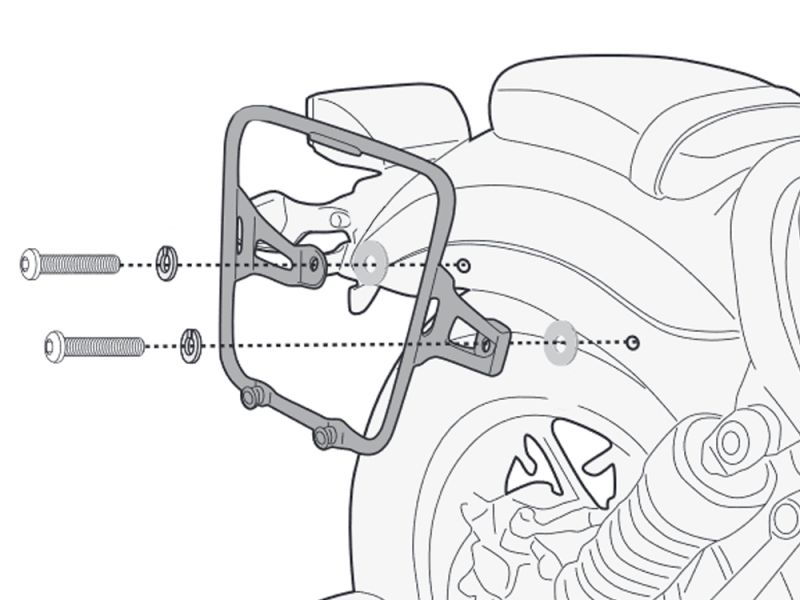 GIVI Spacer MT501 Kawasaki Z 900 RS (2018-)