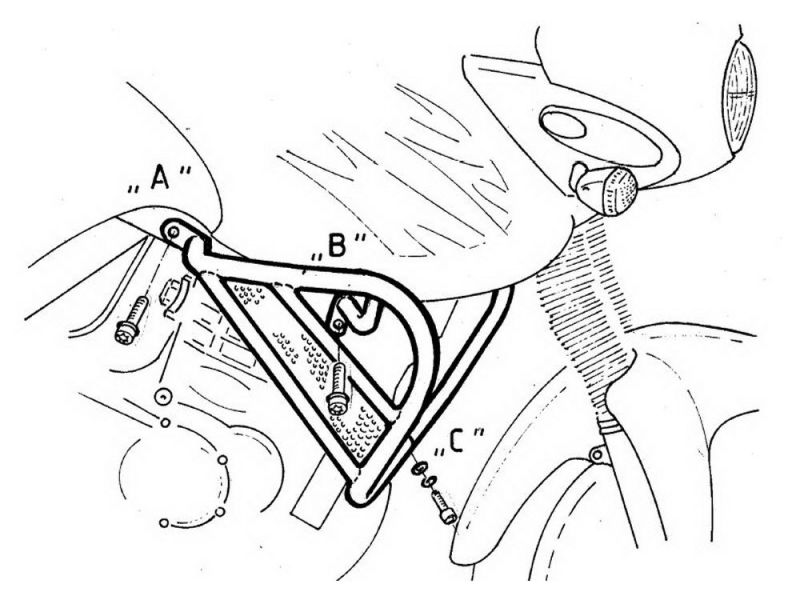 Hepco & Becker Barra de Crash Triumph Tiger (1999-2000)