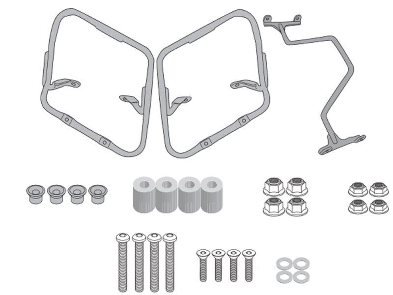 GIVI ST601 / ST604 spacer Triumph Street Triple 765 (2017-)