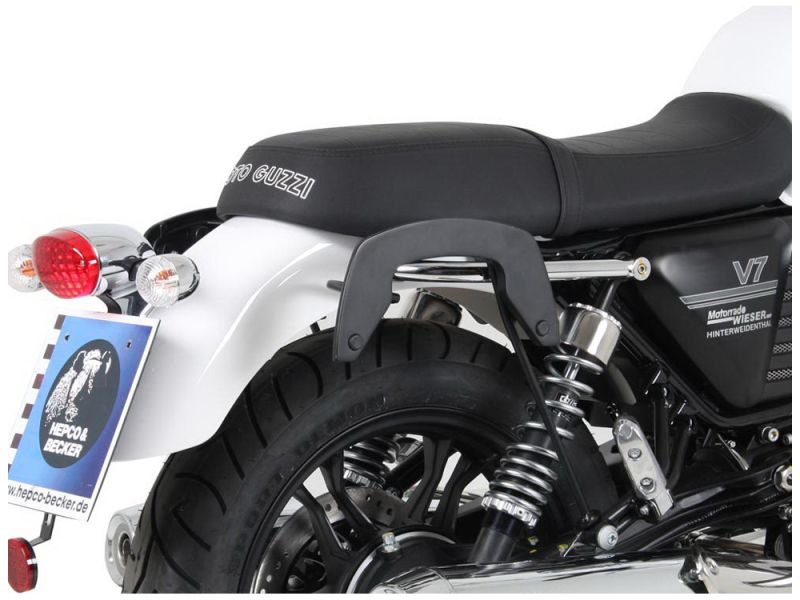 Hepco & Becker Suporte de alforje C-Bow Moto Guzzi V7 Cafe Classic (preto 2009-2011)
