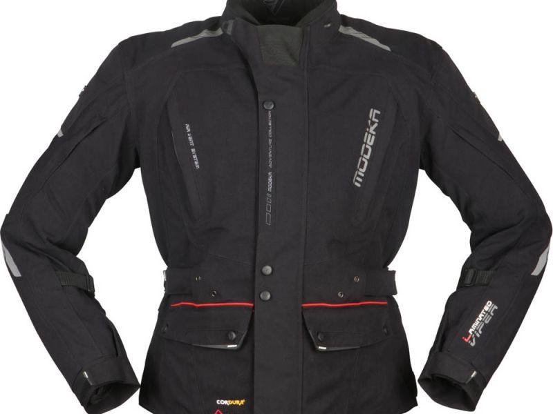 Modeka Viper LT casaco de motocicleta (preto)