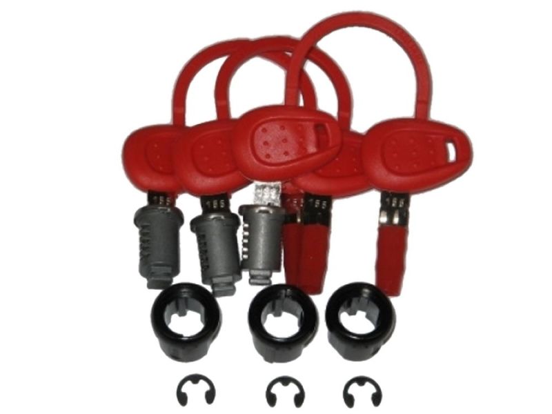 GIVI Conjunto de fechadura igual (3 vias) para Z156