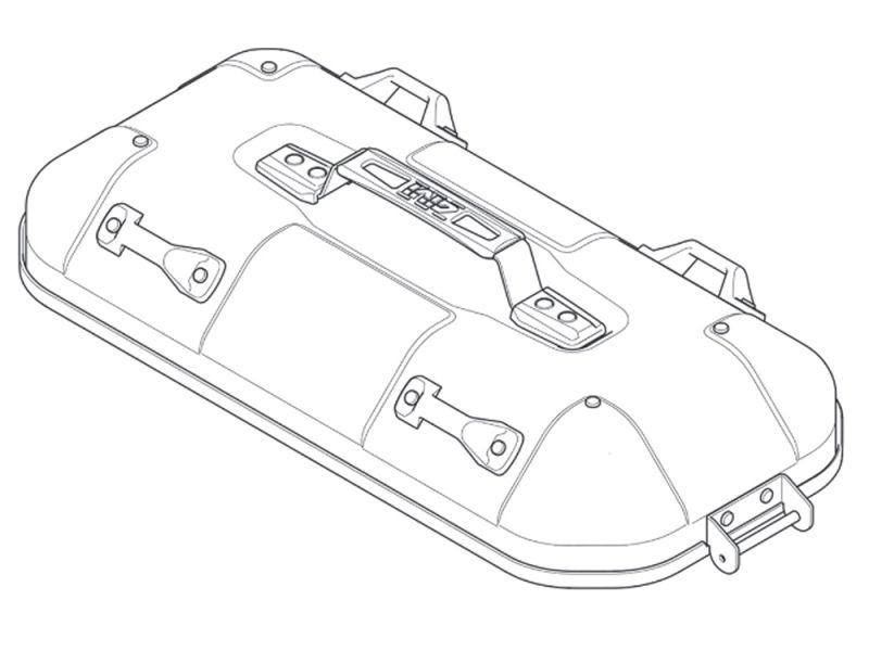 GIVI Topo da caixa DLM36B (esquerda)