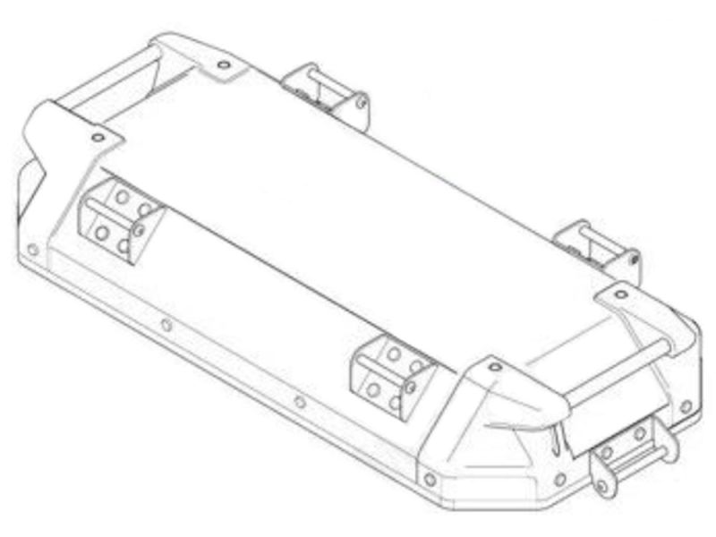 GIVI Topo da caixa OBKN37AR (prata | direita)